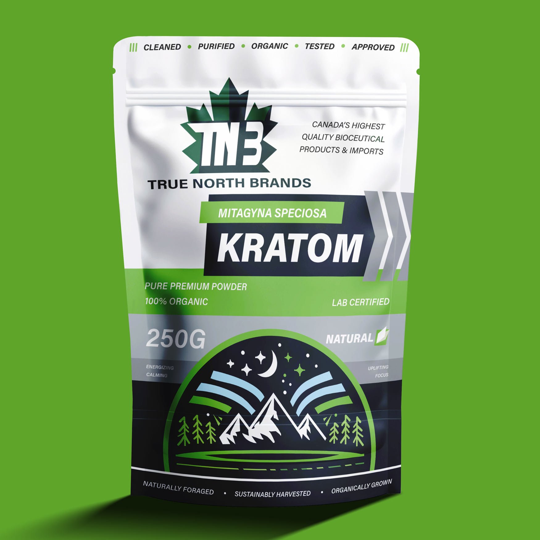 True North Kratom Green Package 250 Gram